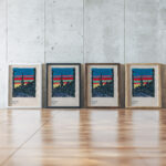 Abend around 1921 Karl Wiener framed posters mockup