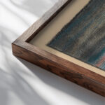 Abend around 1924 Karl Wiener close up dark wood mockup