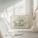 Abstract 19th century After Auguste Rodin 2 4 mockup