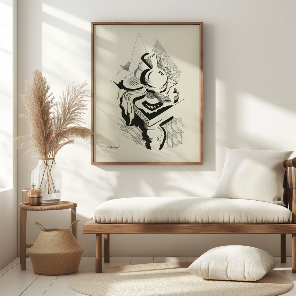 Abstract 19th century After Auguste Rodin 5 mockup