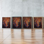 Abstract Composition 1935 Mainie Jellett framed posters mockup