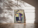 Abstract Head Black Yellow Purple around 1922 Alexej von Jawlensky video mockup
