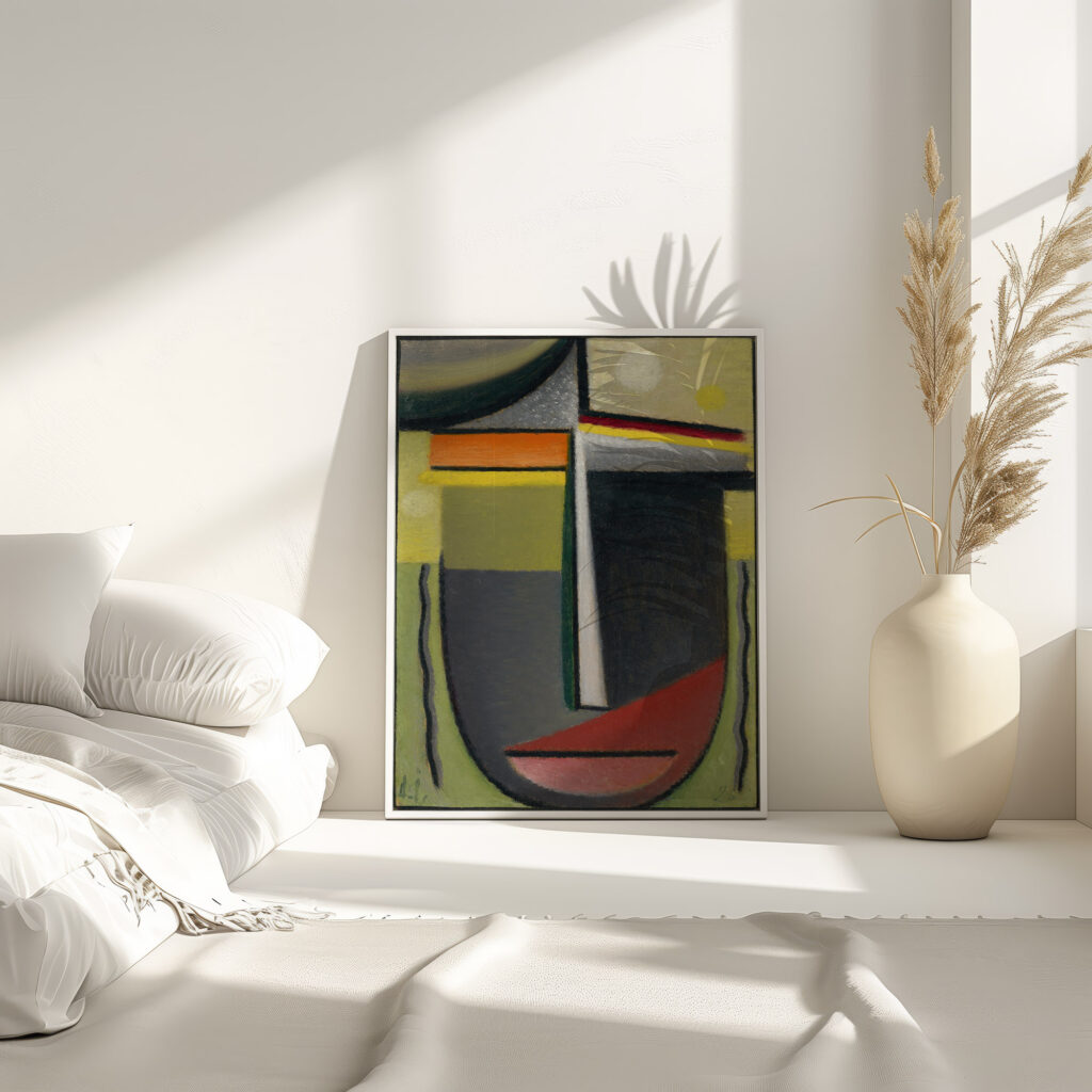 Abstract Head Inner Vision Green Gold 1926 Alexej von Jawlensky 4 mockup