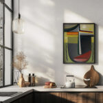 Abstract Head Inner Vision Green Gold 1926 Alexej von Jawlensky 6 mockup