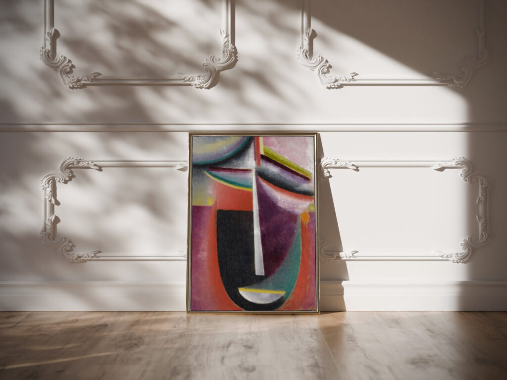 Abstract Head Mysterium 1925 Alexej von Jawlensky video mockup