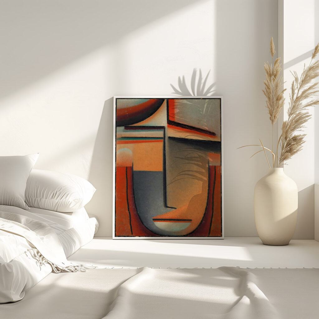 Abstract Head Tragic 1928 Alexej von Jawlensky 4 mockup