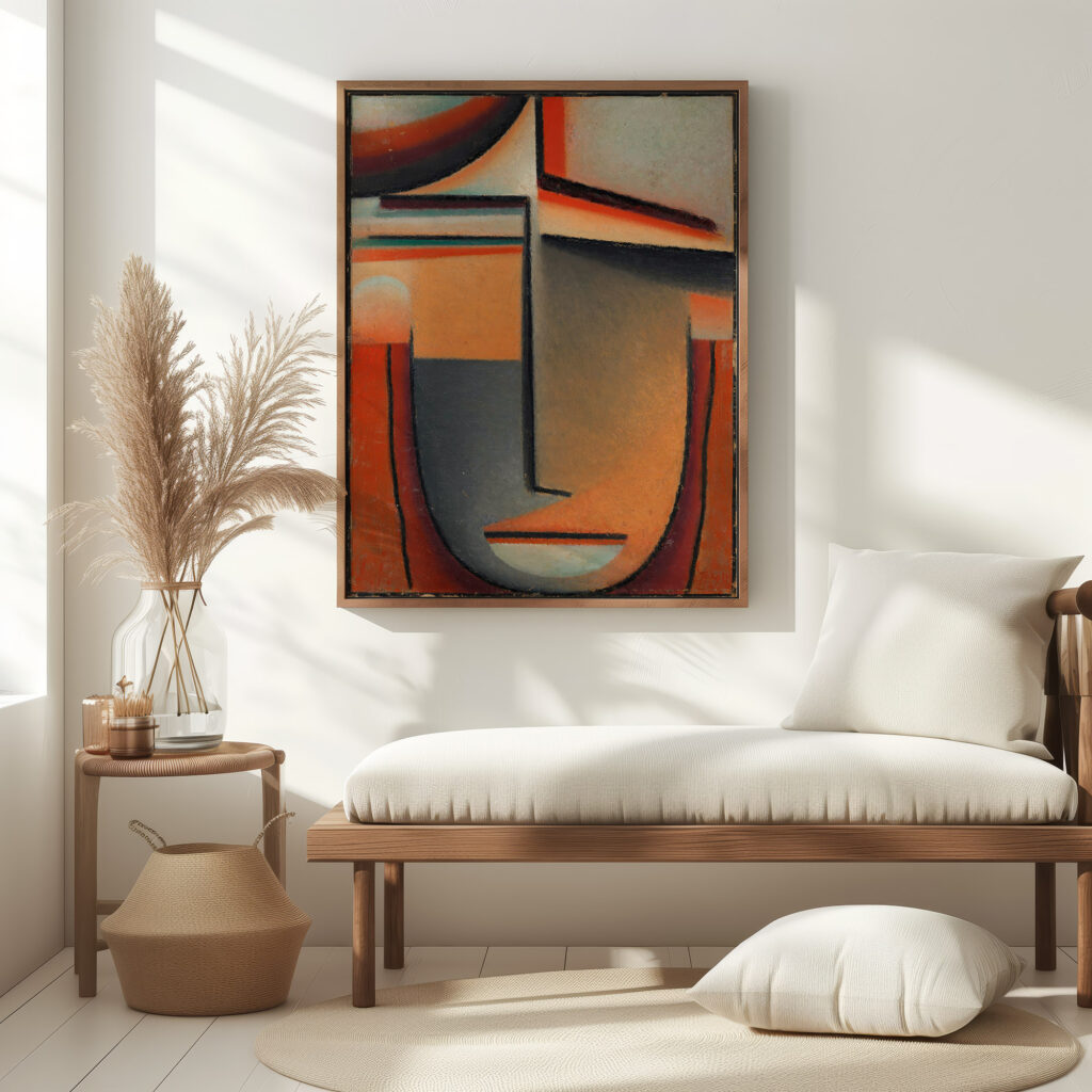 Abstract Head Tragic 1928 Alexej von Jawlensky 5 mockup