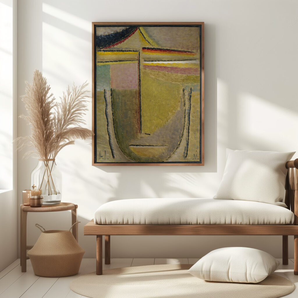 Abstract HeadApollo 1931 Alexej von Jawlensky 5 mockup