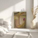 Abstract HeadGold and Pink 1931 Alexej von Jawlensky 4 mockup