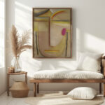 Abstract HeadGold and Pink 1931 Alexej von Jawlensky 5 mockup