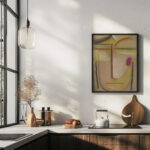 Abstract HeadGold and Pink 1931 Alexej von Jawlensky 6 mockup
