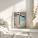 Abstract HeadPink Light Blue 1929 Alexej von Jawlensky 4 mockup