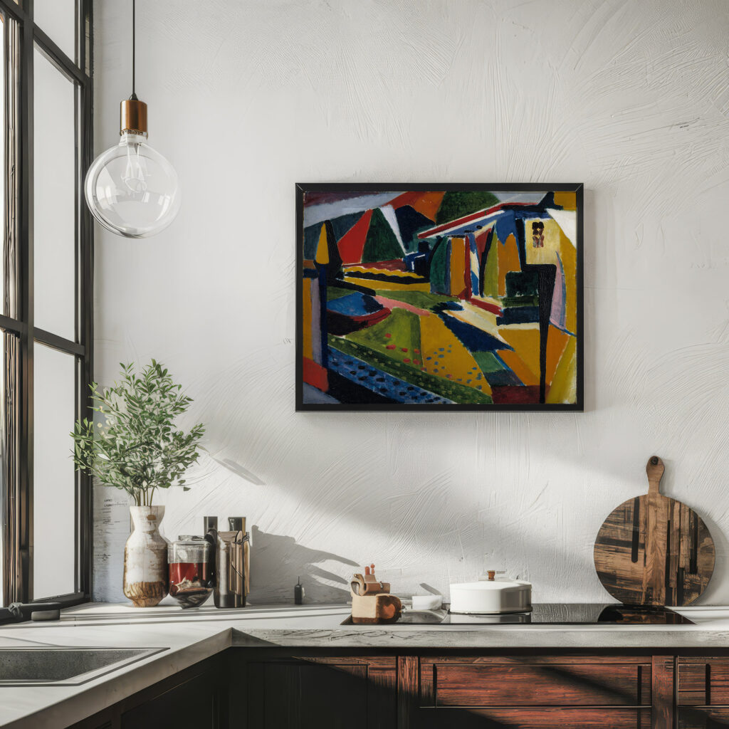 Abstract Landscape 1915 1916 Henry Lyman Sayen 6 mockup