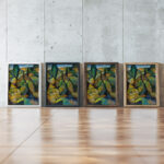 Abstract Landscape Charles H. Walther framed posters mockup