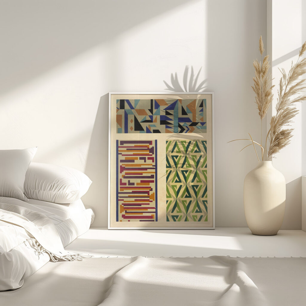 Abstract Pattern Portfolio Pl.11 1930 Mizuki Heitaro 4 mockup