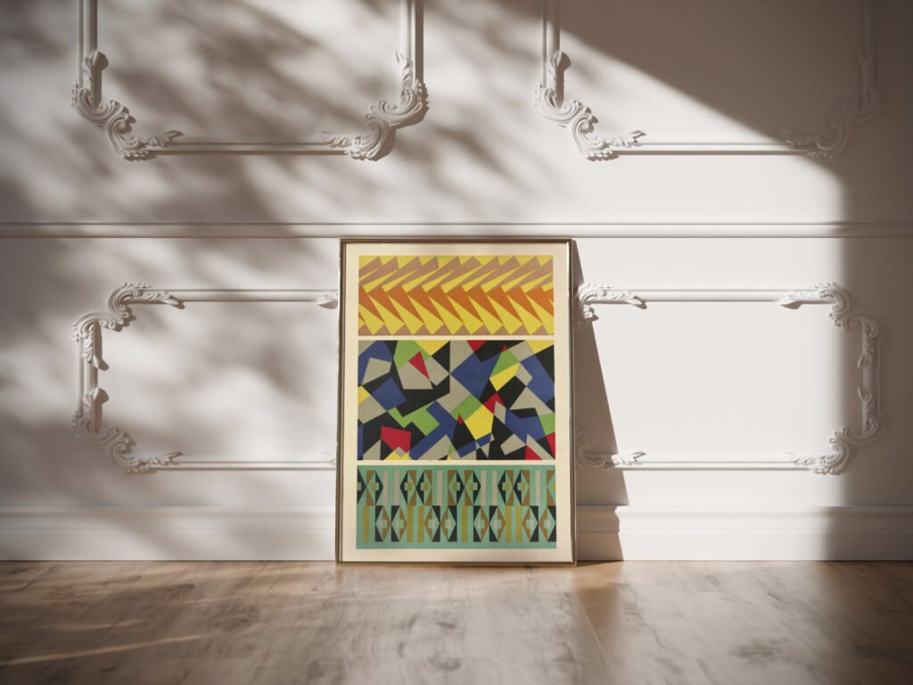 Abstract Pattern Portfolio Pl.16 1930 Mizuki Heitaro video mockup