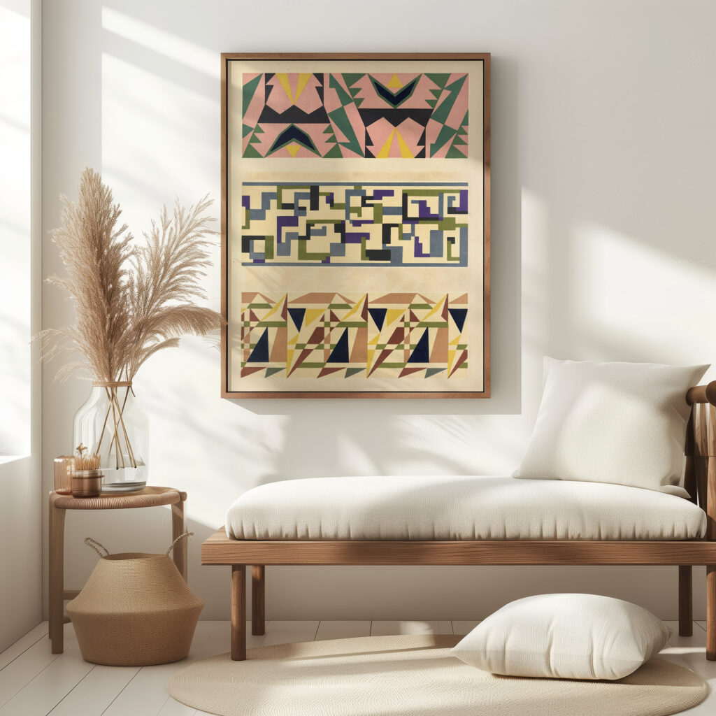 Abstract Pattern Portfolio Pl.18 1930 Mizuki Heitaro 5 mockup