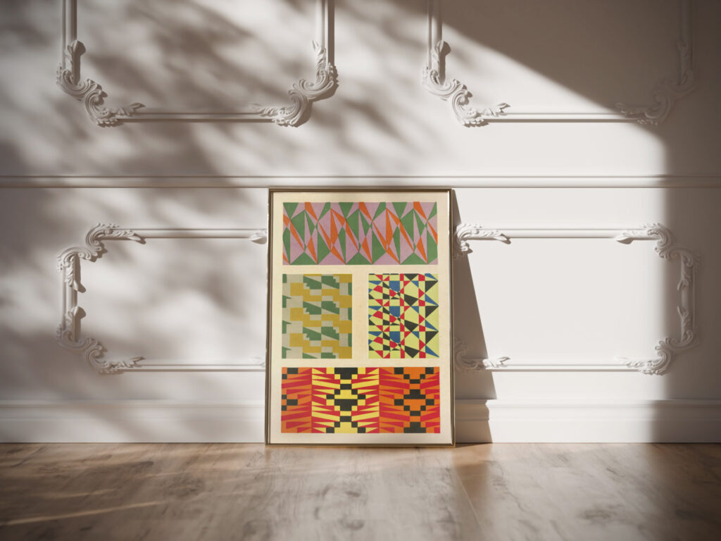 Abstract Pattern Portfolio Pl.22 1930 Mizuki Heitaro video mockup