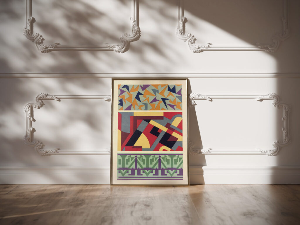 Abstract Pattern Portfolio Pl.23 1930 Mizuki Heitaro video mockup