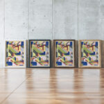 Abstract Pattern Portfolio Pl.26 1930 Mizuki Heitaro framed posters mockup