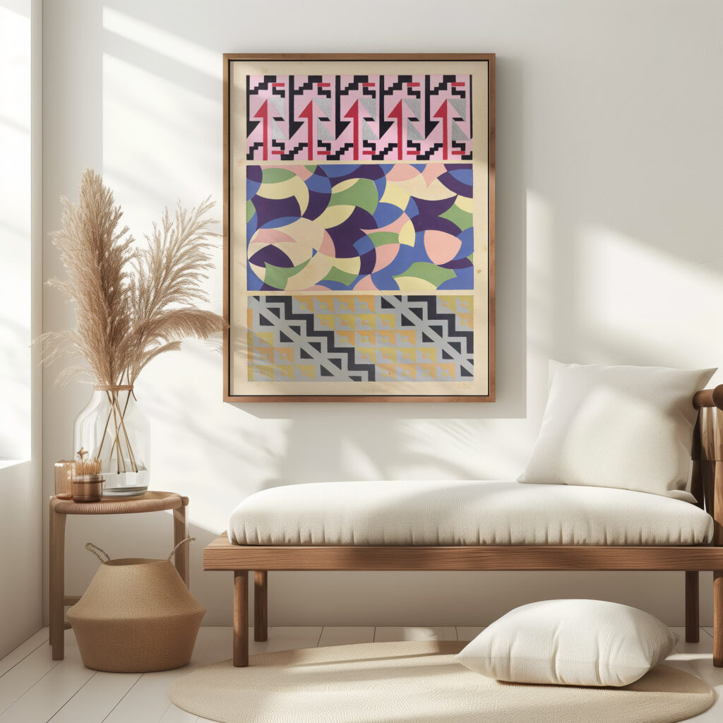 Abstract Pattern Portfolio Pl.28 1930 Mizuki Heitaro 5 mockup