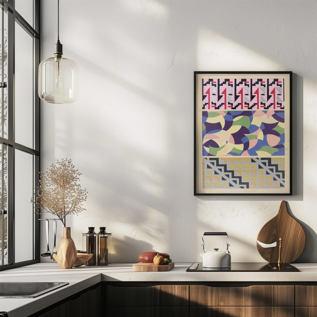Abstract Pattern Portfolio Pl.28 1930 Mizuki Heitaro 6 mockup