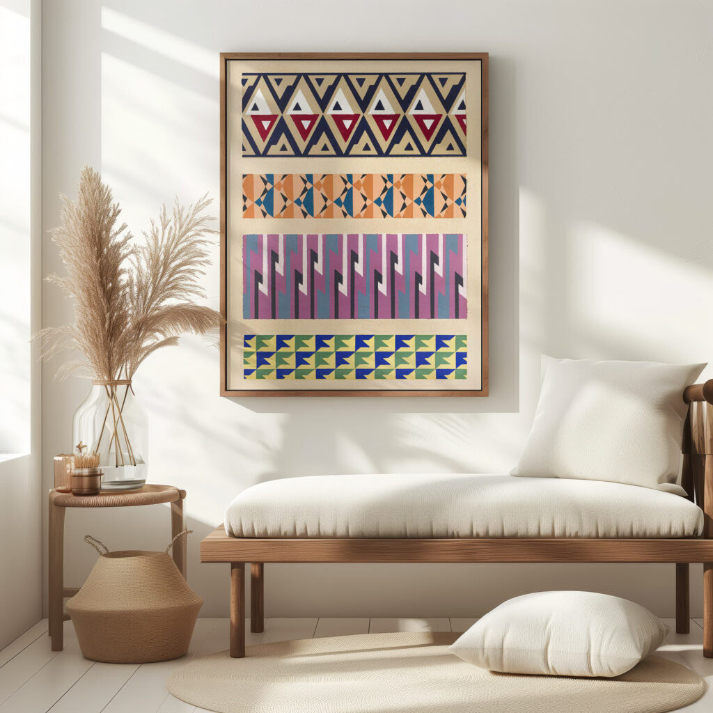 Abstract Pattern Portfolio Pl.30 1930 Mizuki Heitaro 5 mockup