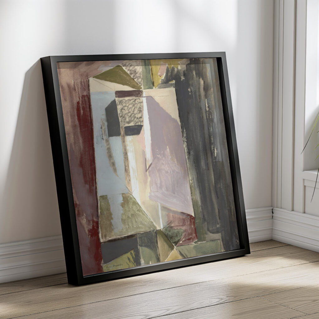 Abstract Portrait Alfred Henry Maurer 4 mockup