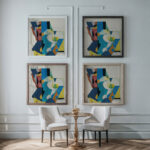 Abstract Still Life 1919 Enrico Prampolini framed posters mockup