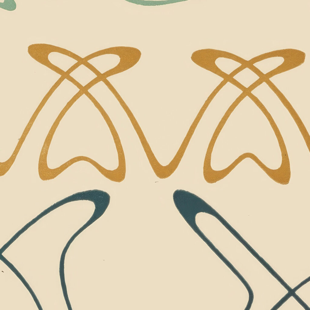 Abstract design based on arabesques 1900 Alphonse Mucha 1 8 mockup