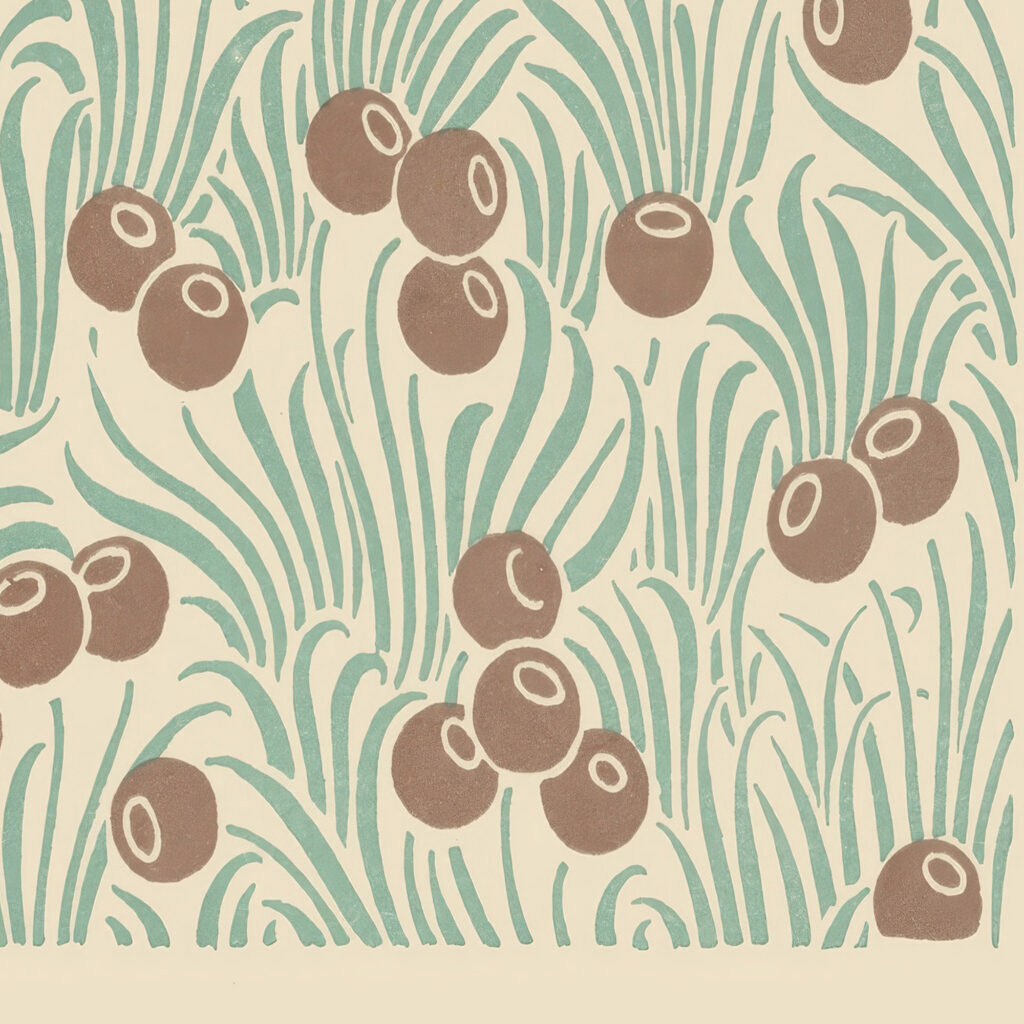 Abstract design based on berries and flower buds 1900 Maurice Pillard Verneuil 8 mockup