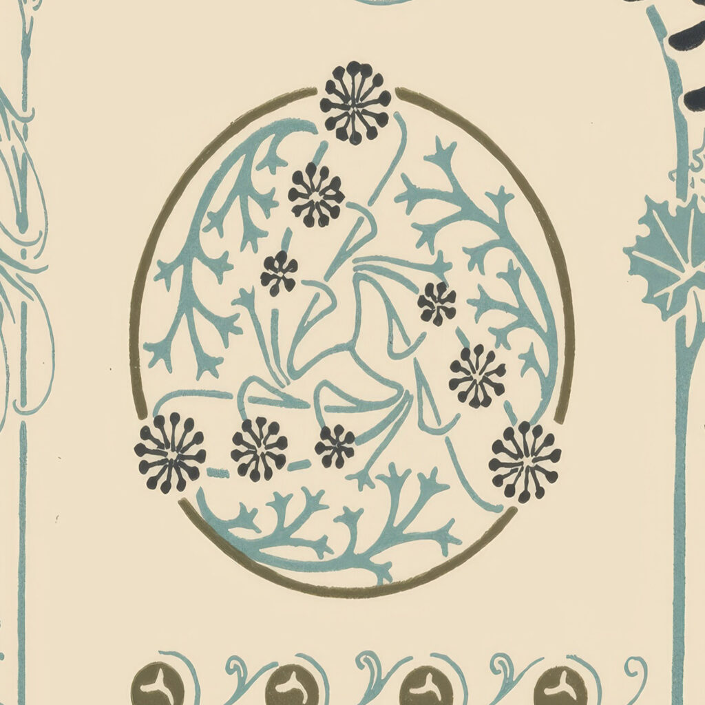 Abstract design based on berries leaves grasses 1900 Maurice Pillard Verneuil 8 mockup