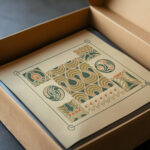 Abstract design based on flower buds berries tulips 1900 Maurice Pillard Verneuil video mockup