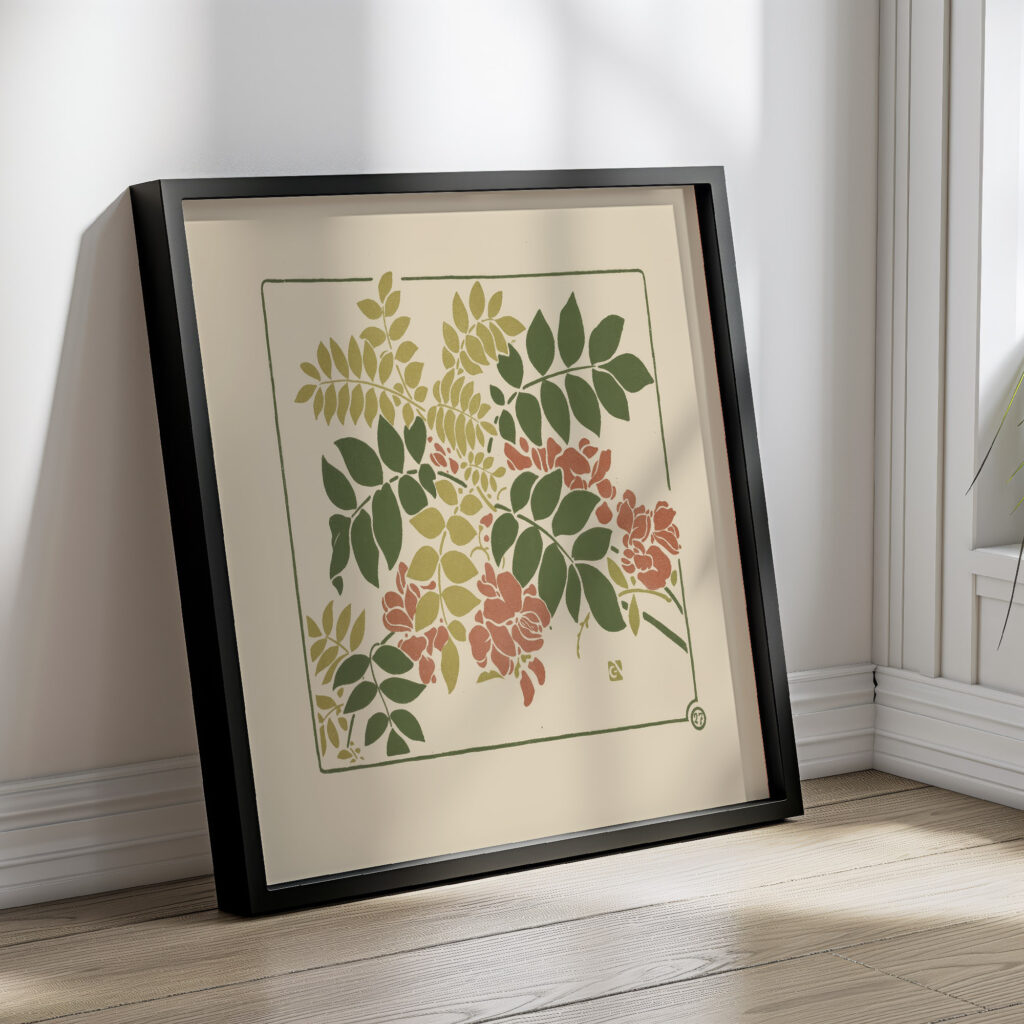 Abstract design based on flowering plants 1900 George Auriol 4 mockup