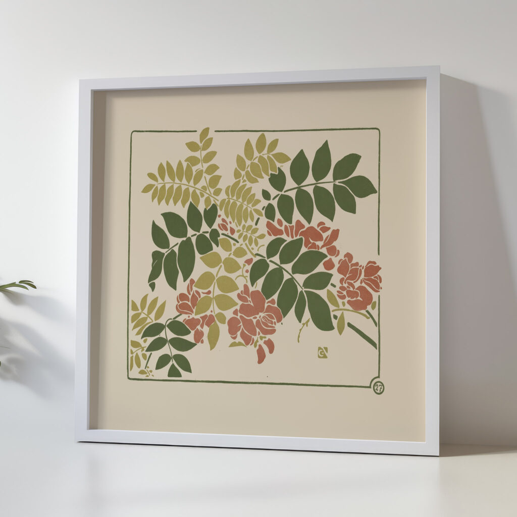 Abstract design based on flowering plants 1900 George Auriol 5 mockup