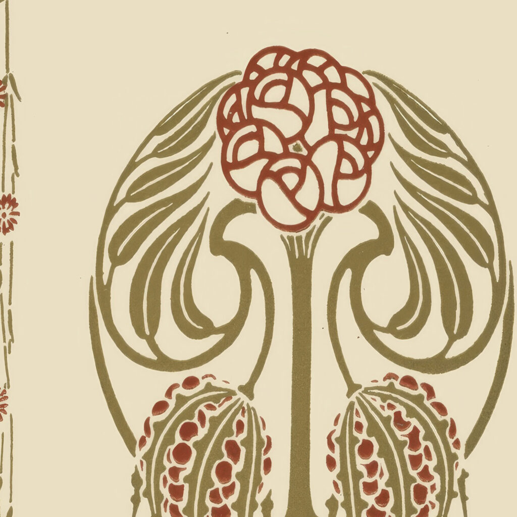 Abstract design based on flowers and berries 1900 Maurice Pillard Verneuil 8 mockup