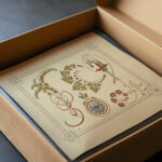 Abstract design based on flowers and leaves 1900 Alphonse Mucha video mockup