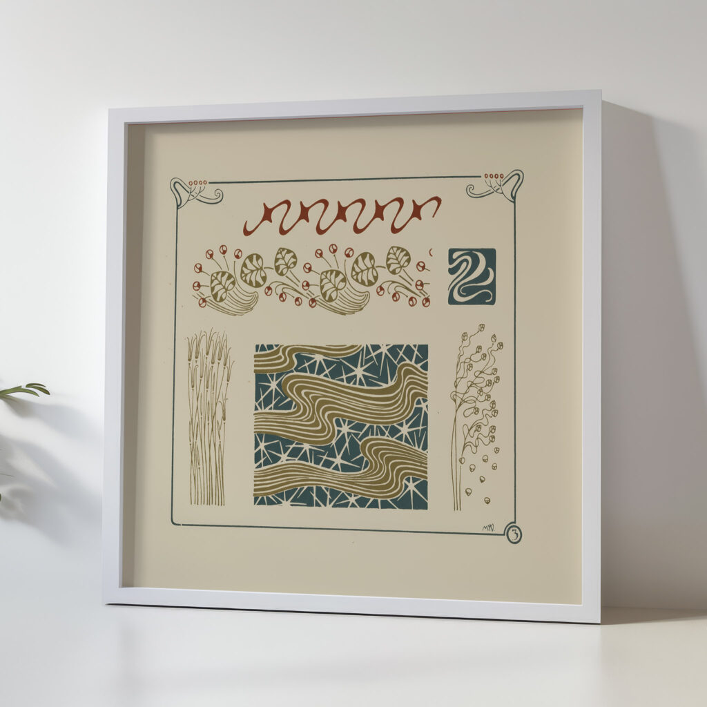 Abstract design based on grasses and leaves 1900 Maurice Pillard Verneuil 5 mockup