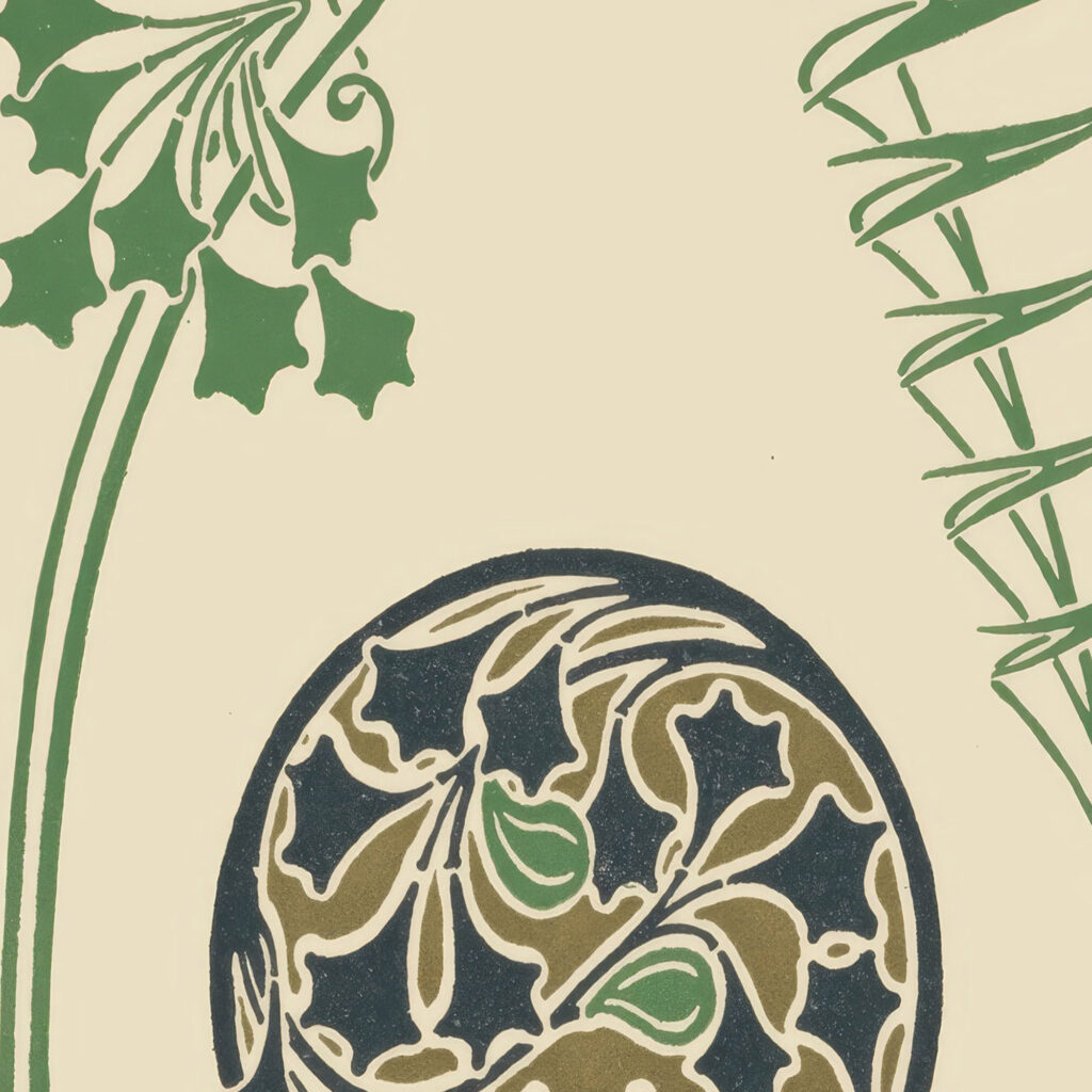 Abstract design based on leaves 1900 Maurice Pillard Verneuil 8 mockup