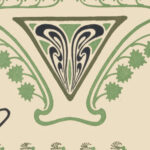 Abstract design based on leaves and arabesques 1900 Maurice Pillard Verneuil 1 8 mockup