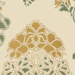 Abstract design based on leaves and trumpet shaped flowers 1900 George Auriol 8 mockup