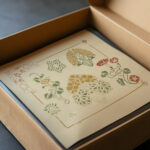 Abstract design based on leaves and trumpet shaped flowers 1900 George Auriol video mockup