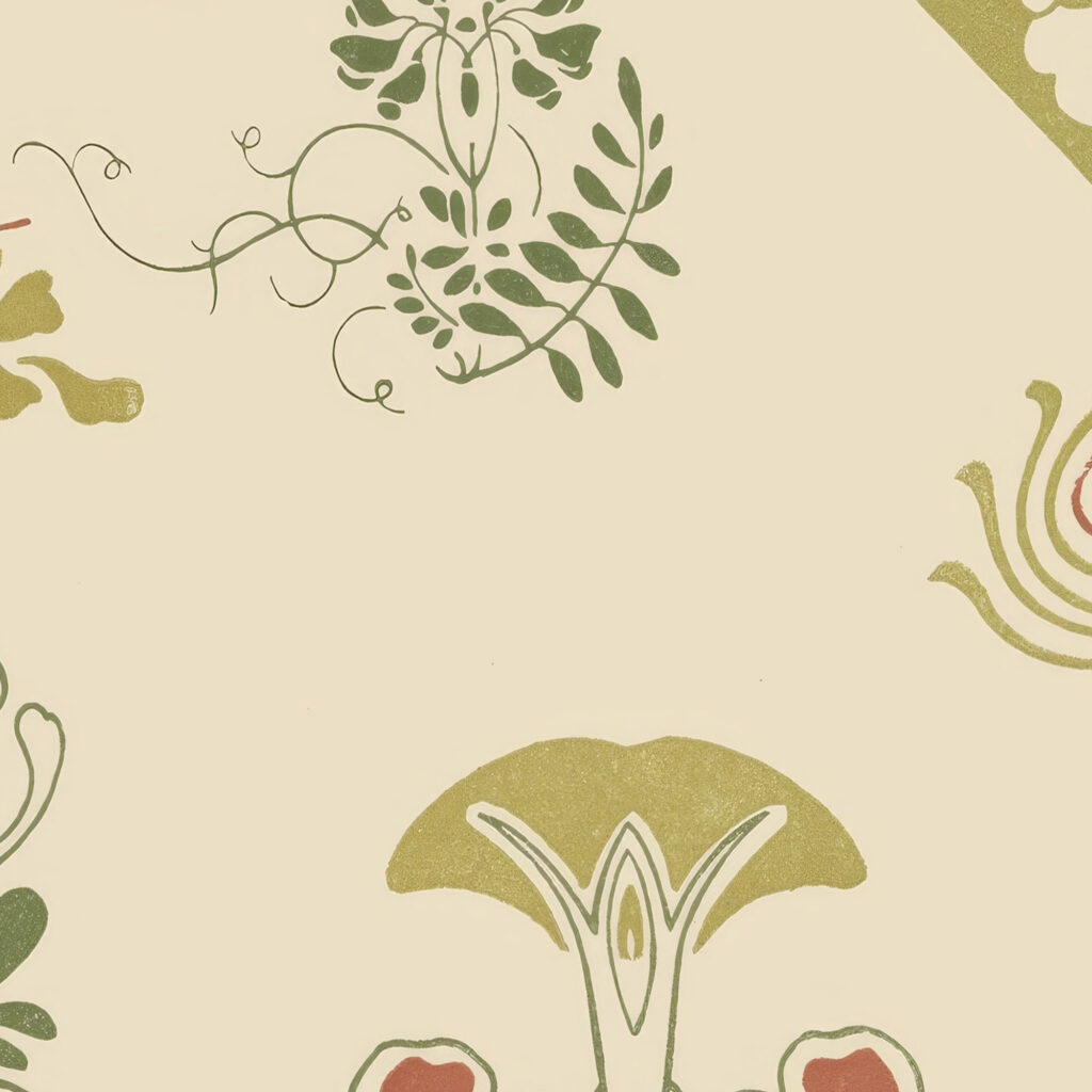 Abstract design based on organic shapes 1900 George Auriol 1 8 mockup