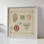 Abstract design based on organic shapes 1900 George Auriol 5 mockup