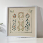 Abstract design based on tiny flowers and leaves. 1900 Maurice Pillard Verneuil 5 mockup