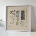 Abstract design based on tiny leaves on stems. 1900 Maurice Pillard Verneuil 5 mockup