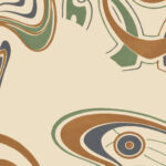 Abstract design based on wings and leaf shapes. 1900 Alphonse Mucha 8 mockup