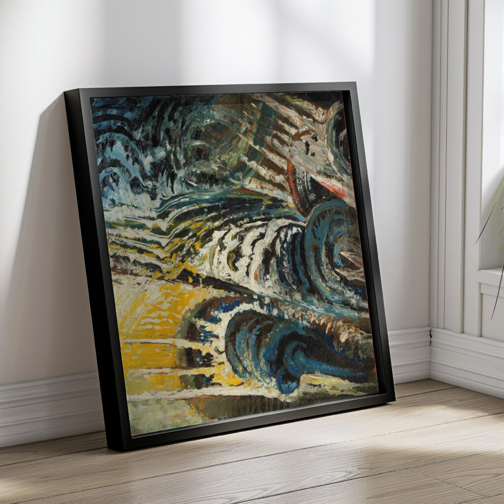 Abstract futurist Composition c. 1912 Chris Lanooy 4 mockup