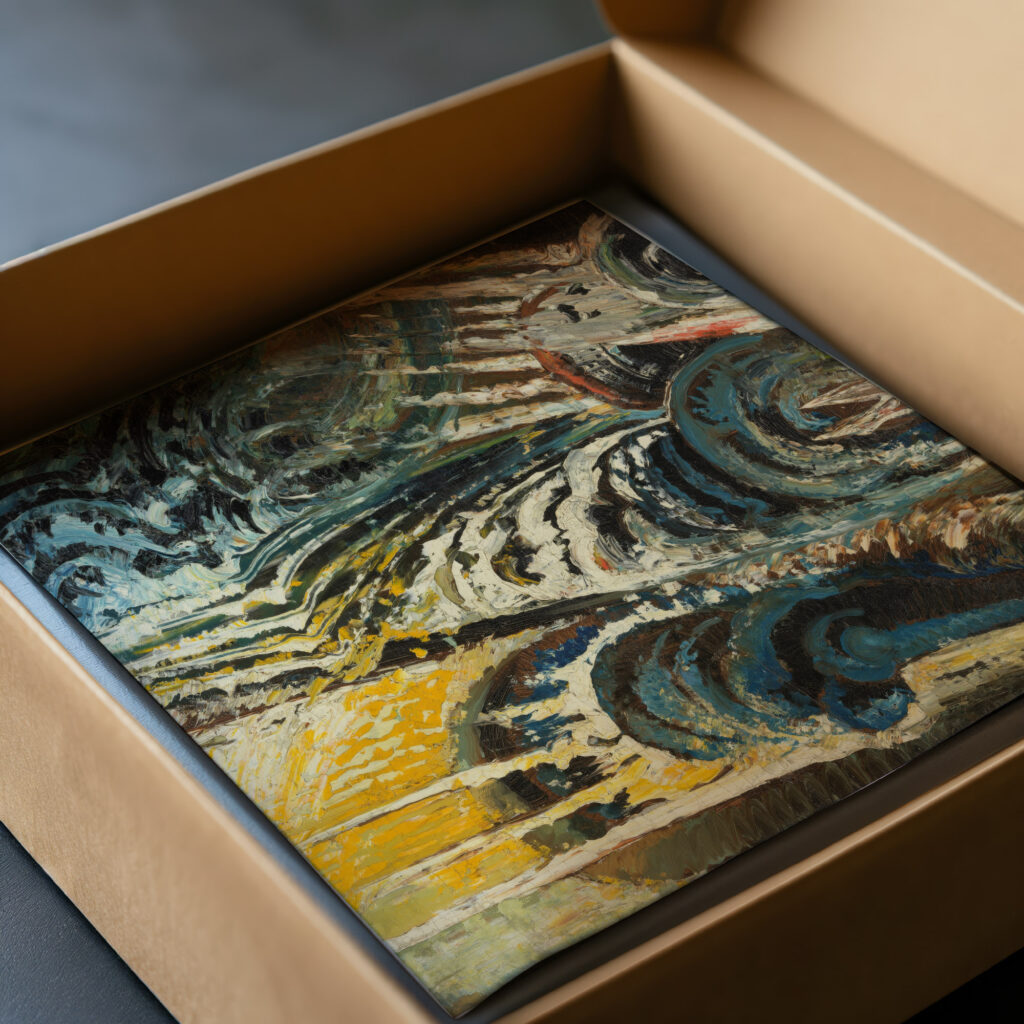 Abstract futurist Composition c. 1912 Chris Lanooy video mockup