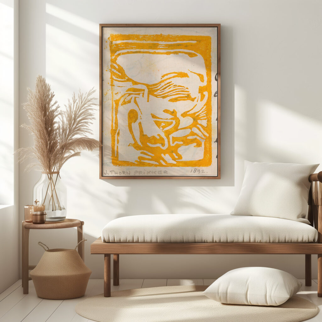 Abstracte compositie 1892 Johan Thorn Prikker 5 mockup